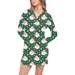 Evergreen Vintage Santa Long Sleeve Sleep Dress