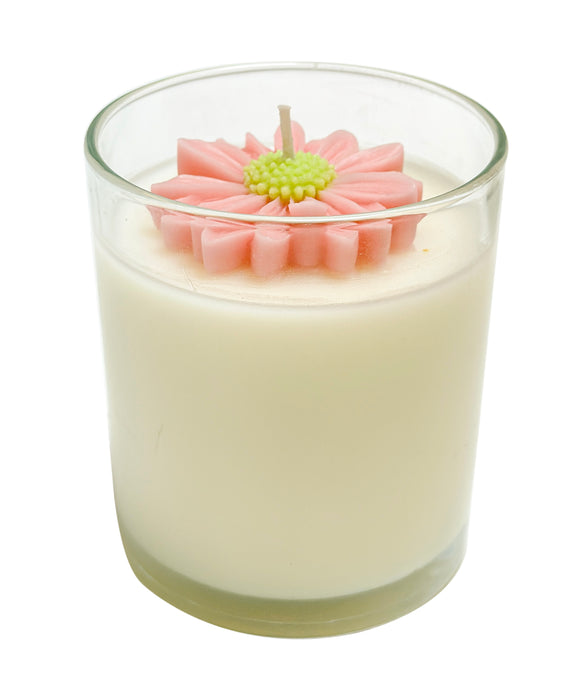 Spring Daisy Candle
