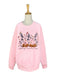 Dancing Skeletons Pink Sweatshirt