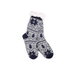 Arctic Friends Thermal Slipper Socks gray trees