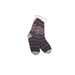 Paw Print Paradise Thermal Slipper Socks pink gray snowflake