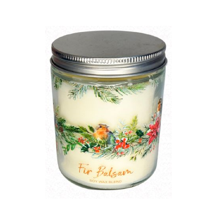 Holiday Delight Candles poinsettia fir balsam