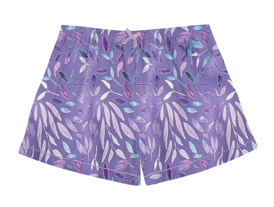 Purple Willow Shorts Pajama Set