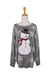 Festive Snowman Sequin Sweater