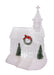 Ivory Christmas Village Glitter Church