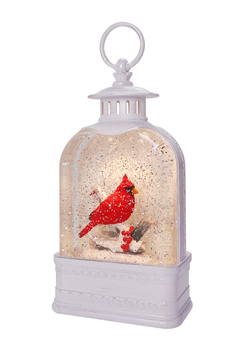 Cardinal Snowfall Dome Glitter Lantern with Sublimation