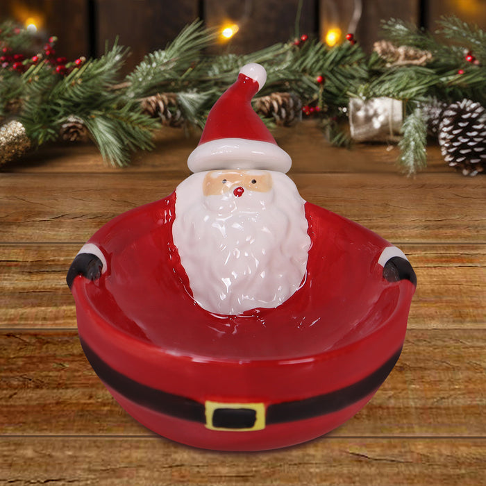 Santa Dip Bowl & Hat Spreader Set