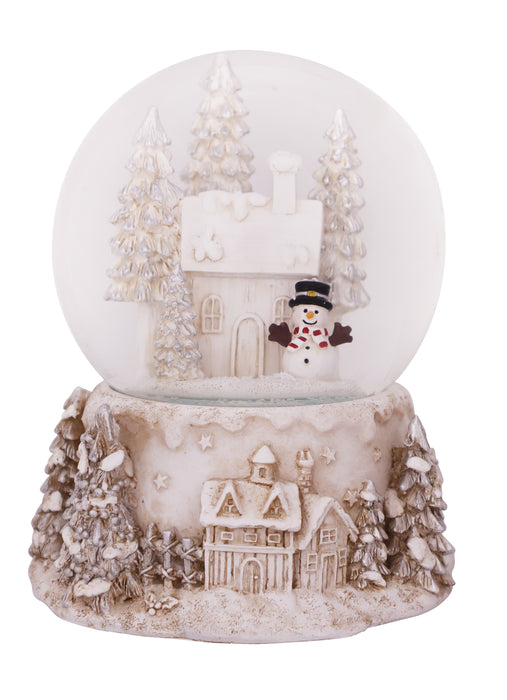 Snowman Musical Vintage Winter Wonder Water Globe