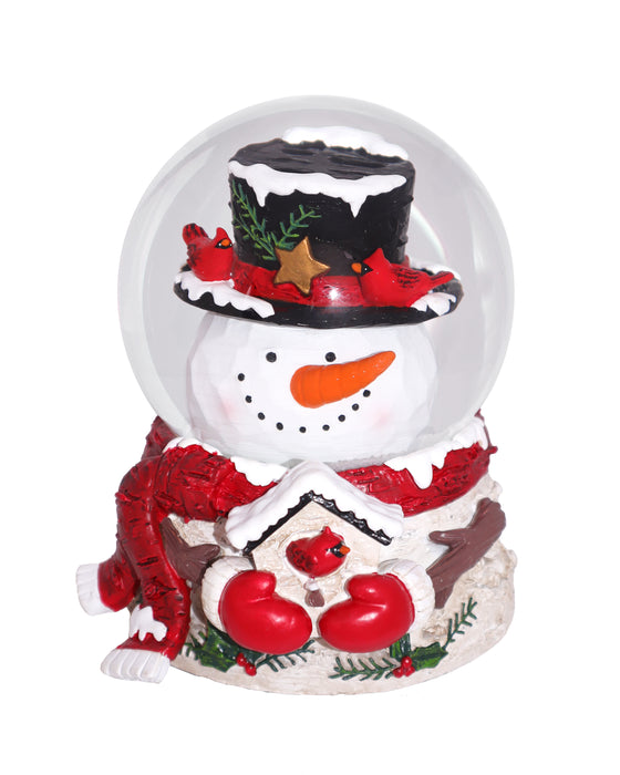 Snowman Musical Water Globe