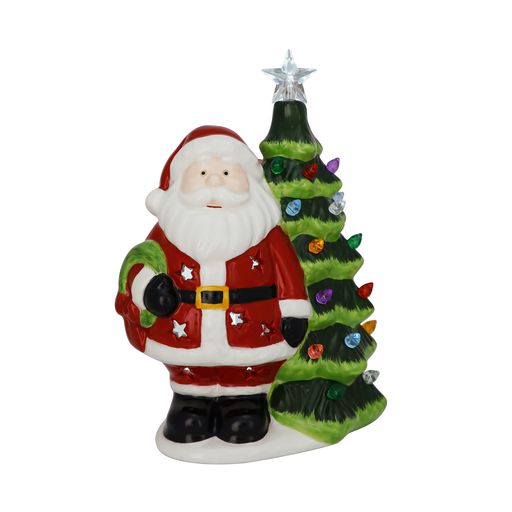 Christmas Harmony Ceramic LED Santa