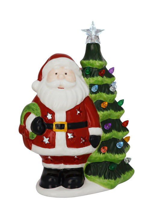 Christmas Harmony Ceramic LED Santa