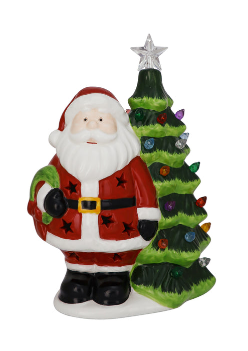 Christmas Harmony Ceramic LED Santa