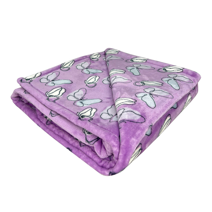Purple Butterfly Blanket
