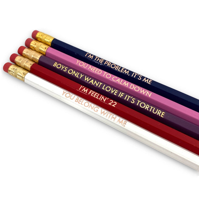 Swiftie Lyrics Pencil Pack