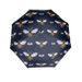 umbrella with bee pattern on a white background