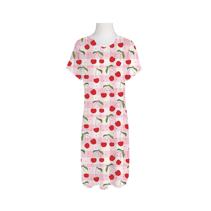 Cherry Hearts Sleep Dress