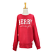Merry & Bright Embroidered Bow Sweatshirt