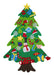 DIY Felt Christmas Tree Kit with Lights