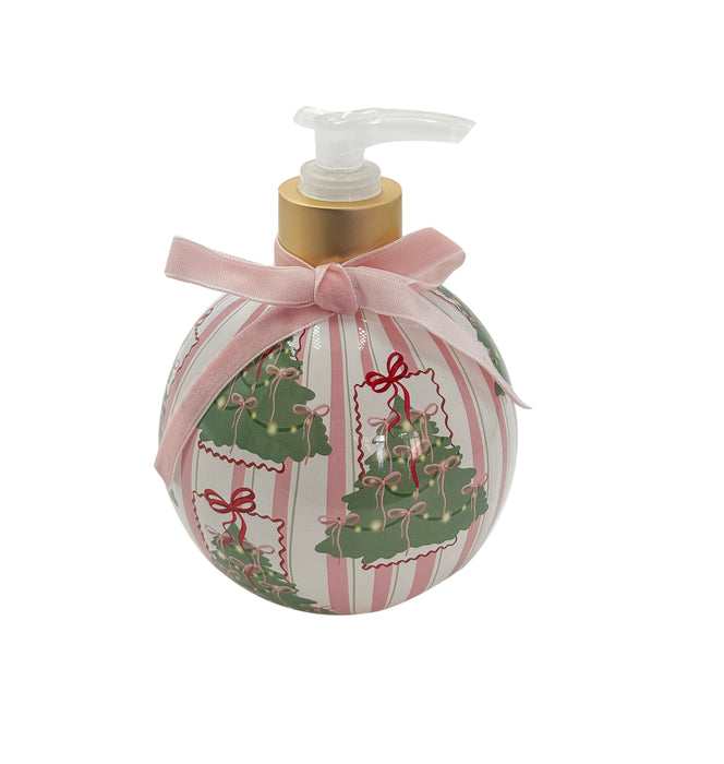 Merry Christmas Round Ornament Hand Soap