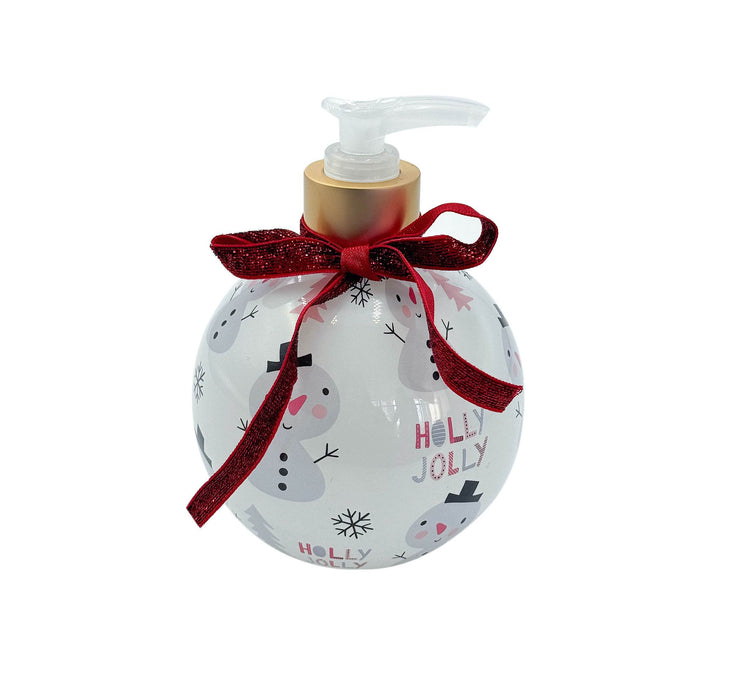 Holly Jolly Round Ornament Hand Soap