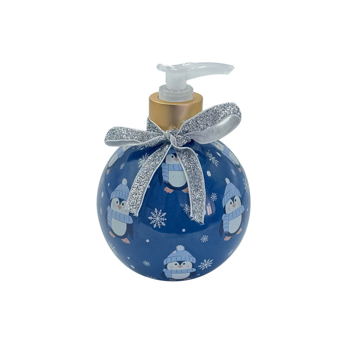 Holiday Vanilla Bean Round Ornament Hand Soap