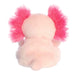 Plush toy with pink fuzzy ears on a white background