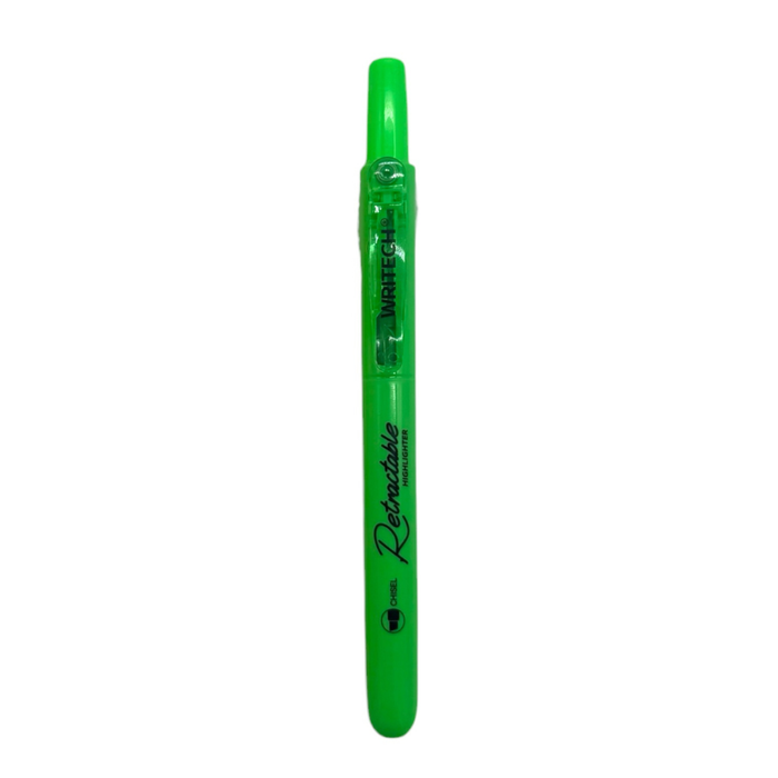 Green marker pen on a white background
