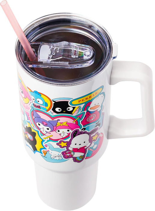 Hello Kitty and Friends Sticker Collage 40oz Stainless Steel Tumbler