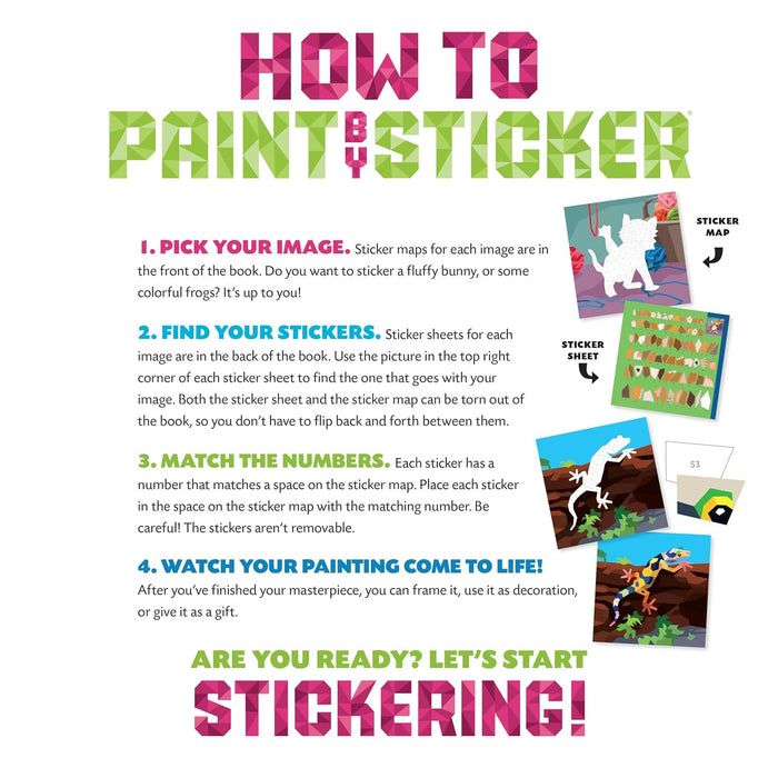 Paint by Sticker Kids: Pets: Create 10 Pictures One Sticker at a Time