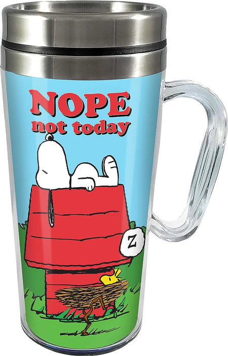 Peanuts Snoopy Insulated Nope Not Today Travel Mug