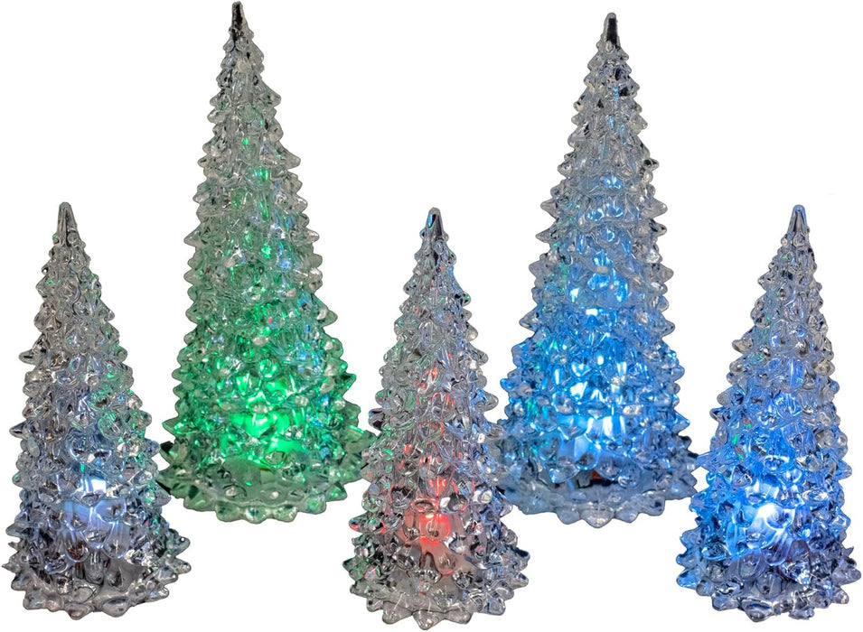 Multi-colored Lighted Tree Set