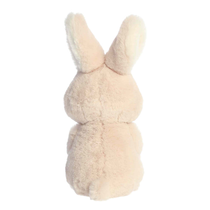 Plush rabbit toy on a white background