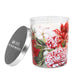 Christmas Bouquet Decorative Glass Candle