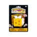 Squishy Mice & Cheeze toy set packaging with warning label on a white background