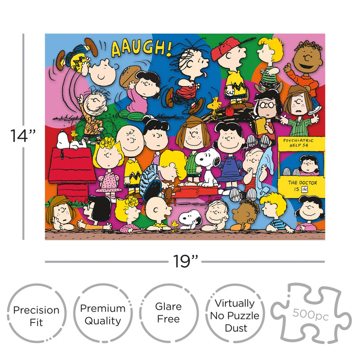 Peanuts® Cast  500 Piece Jigsaw Puzzle