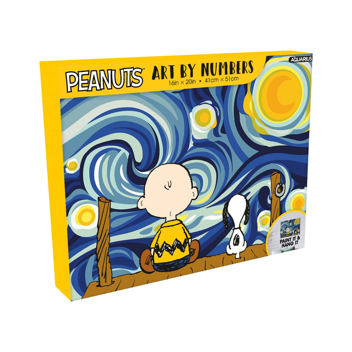 Peanuts Starry Night Art by Numbers