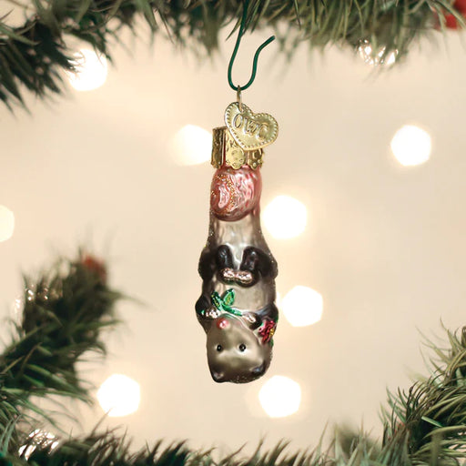Old World Christmas Opossum Mini Ornament