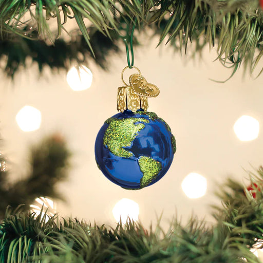 Old World Christmas Planet Earth Mini Ornament