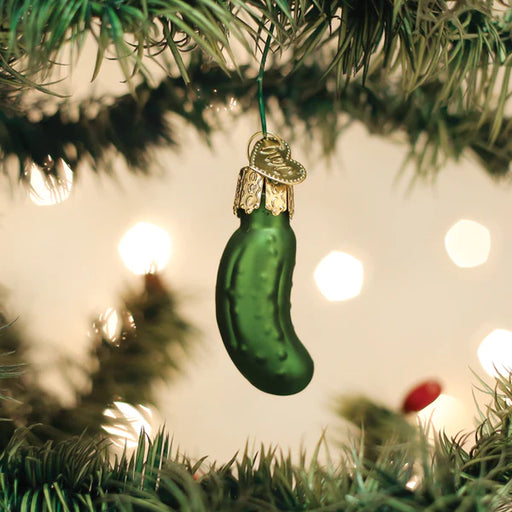Old World Christmas Pickle  Mini Ornament