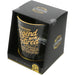 Black mug with gold text in a black box packaging, featuring the brand 'Legends'.
