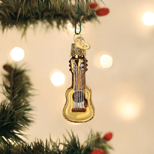 Old World Christmas Mini Guitar Ornament