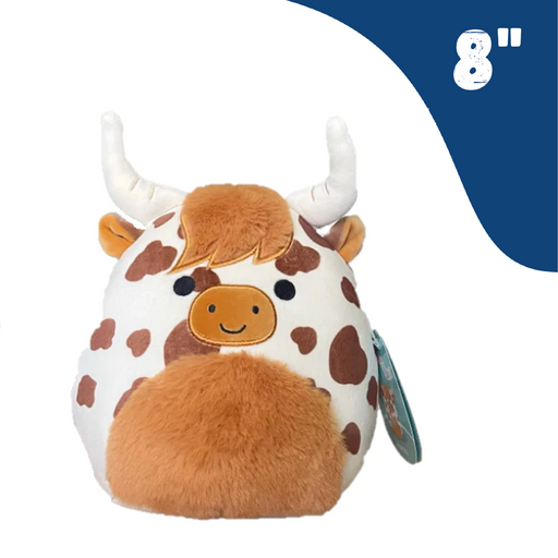 8" Alonzo the Highland Cow Squishmallow
