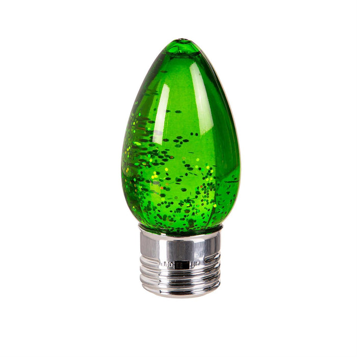 Christmas Bulb Glitter Lights