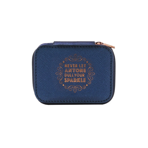 Travel Jewelry Box - Sparkle (Blue)