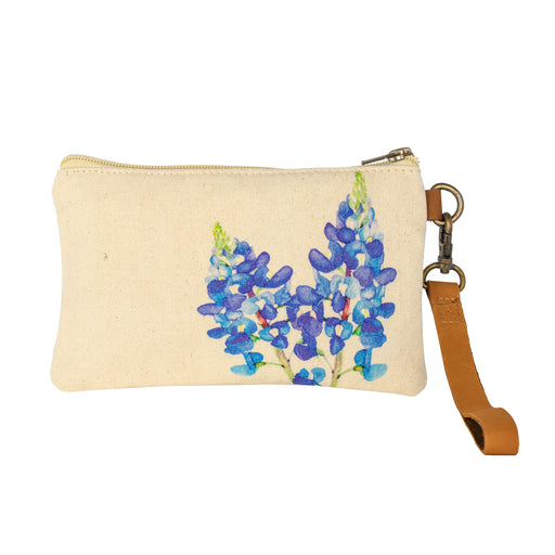 Spring Bluebonnet Wristlet