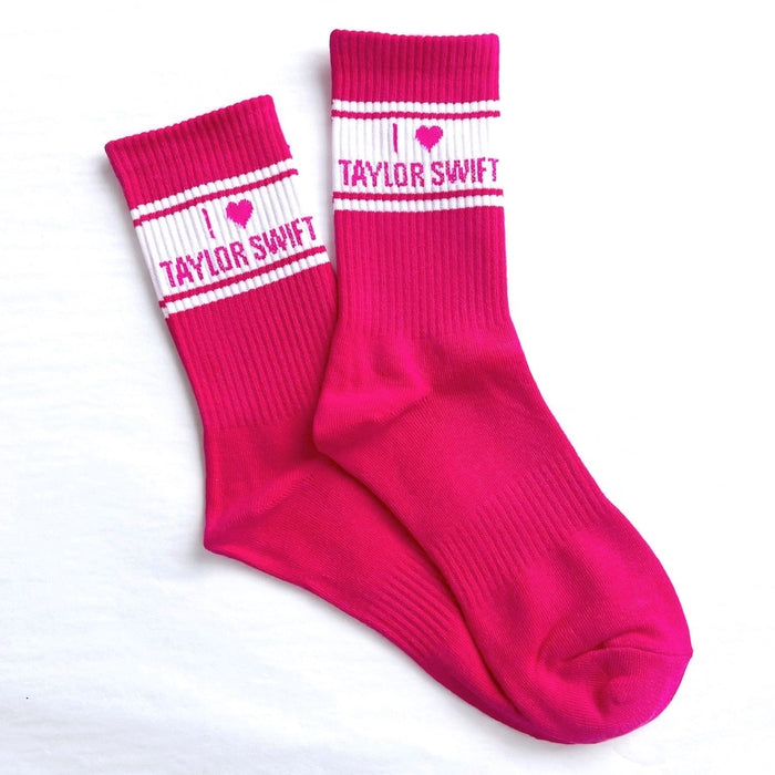 I <3 Taylor Swift Crew Socks