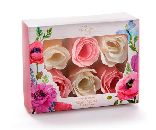 The Simple Joy Co. Pink Jasmine Soap Petals Gift Set