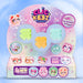 Clic Kez Clickable Collectibles 'Lil' Bubble Pops' toy display box with three colorful bubble pop containers and character graphics on a pastel blue background.