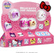 Cluekieez Hello Kitty and Friends 7-pack blind box toy set, featuring three mystery capsules and a mystery cookie mold, with Sanrio character graphics on a pink background.