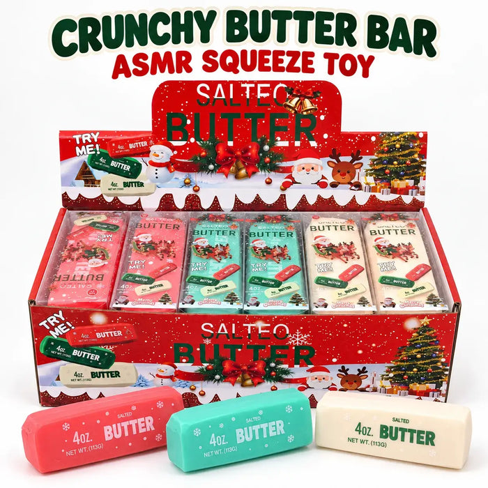 Christmas Crunchy Butter Bar Squishy